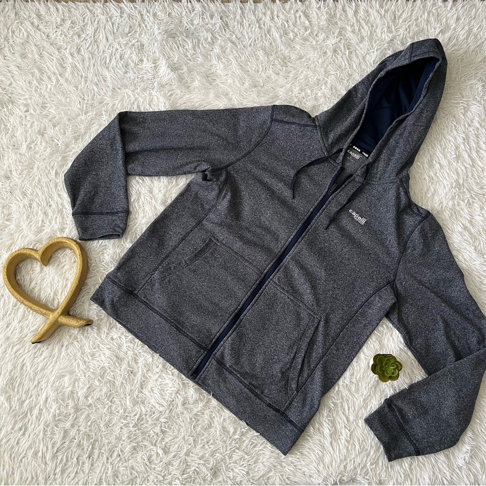 Capelli of New York Gray Casual Sweatshirt Hoodie